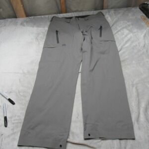 Ravin Valhalla Pants Mens 34 Gray Belted Technical Tactical Rain Wind Hike 37x31